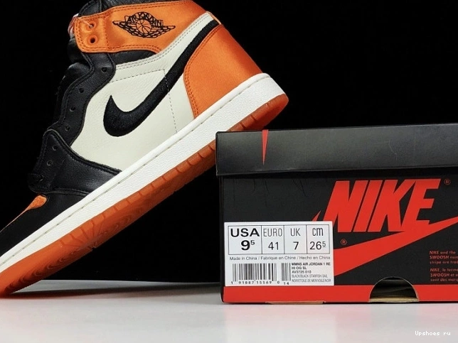 SL Backboard' Jordan OG AV3725-010 1 'Satin AIR HI Shattered Re 0813